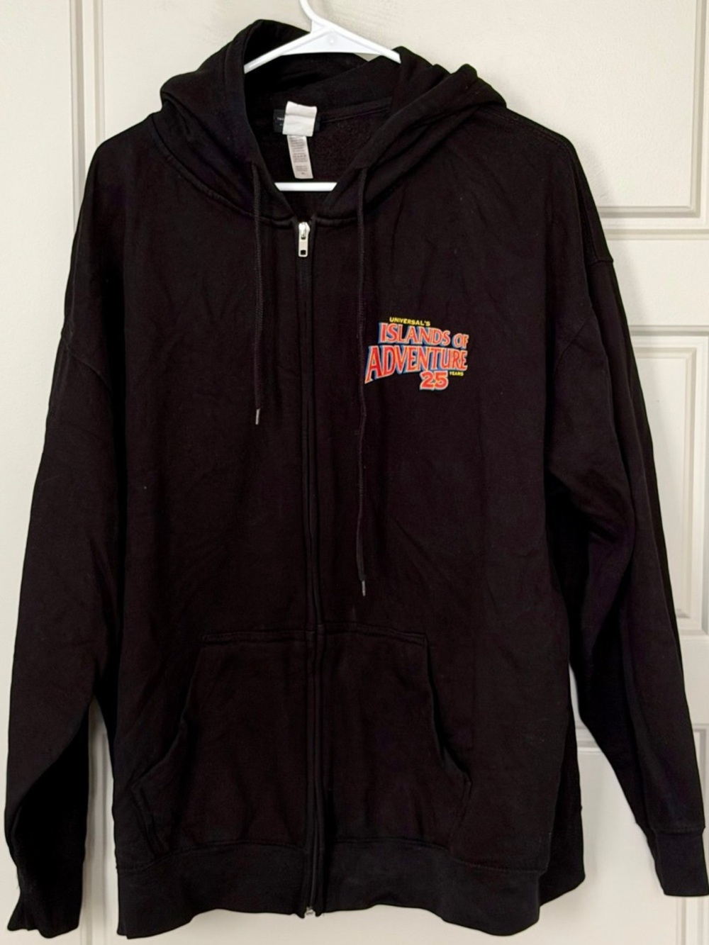 Universal Studios Florida Islands of Adventure 25 Years Zip Up Hoodie XL